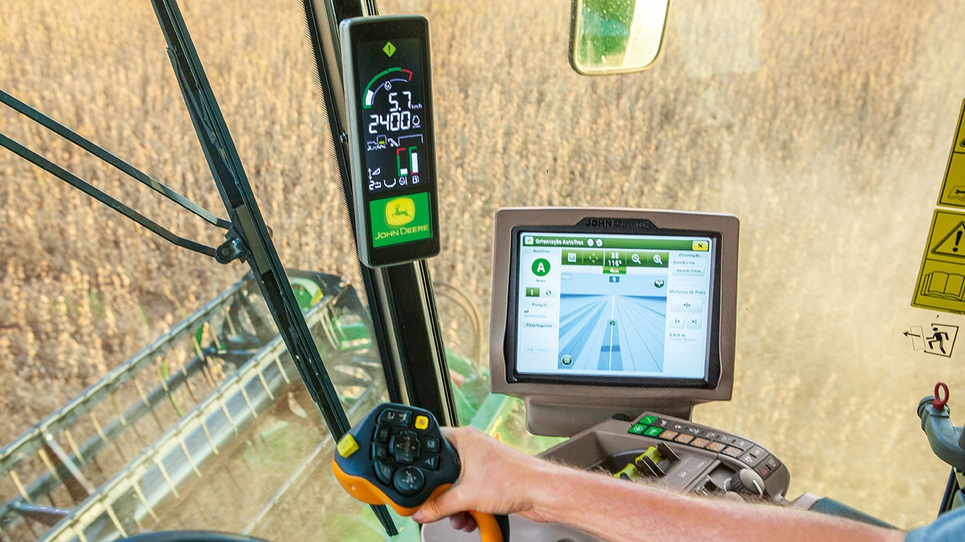 AutoTrac უზრუნველყოფს თანმიმდევრულ ჭრას პლატფორმის მთელ სიგანეზე